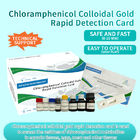 Tarjeta de detección rápida de oro coloidal CPL proveedor
