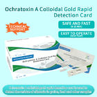 Ochratoxina Una tarjeta de detección rápida de oro coloidal proveedor