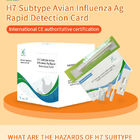 Tarjeta de prueba rápida de antígeno del subtipo de gripe aviar (H7) proveedor