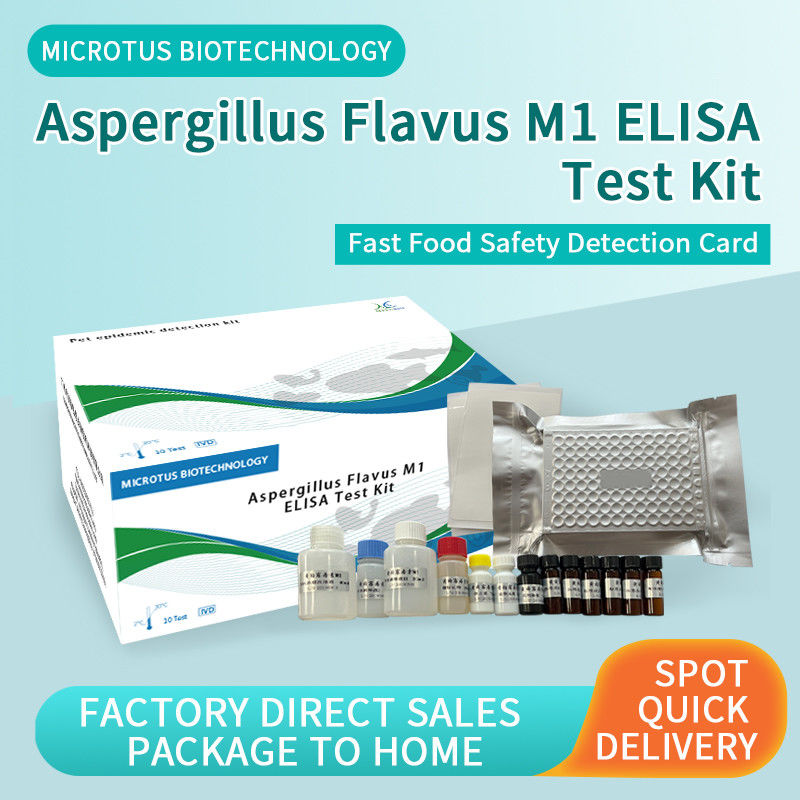 Instrucciones de funcionamiento de la tarjeta de prueba rápida de aflatoxina M1 proveedor
